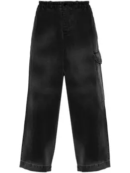 YMC зауженные джинсы Military, черный