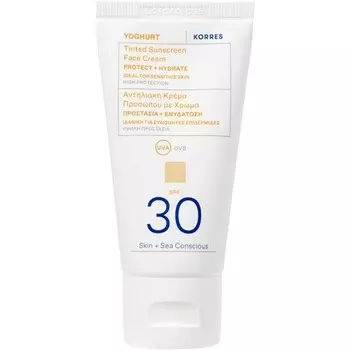 YOGHURT Тональный крем для лица SPF30 50 мл Korres