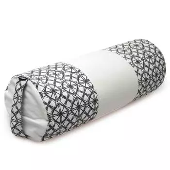 YOGISHOP.COM Yoga Bolster круглый - винтаж - органический хлопок, зеленый