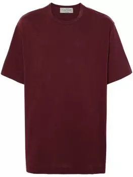 Yohji Yamamoto футболка с круглым вырезом, красный