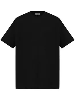 Yohji Yamamoto футболка с логотипом, черный
