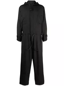 Yohji Yamamoto комбинезон на молнии, черный