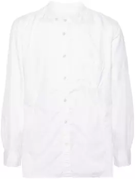 Yohji Yamamoto однотонная рубашка, белый
