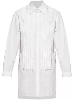 Yohji Yamamoto плиссированная рубашка, белый