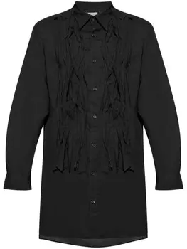 Yohji Yamamoto плиссированная рубашка, черный