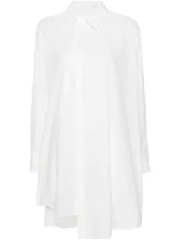 Yohji Yamamoto рубашка асимметричного кроя, белый