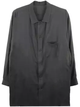 Yohji Yamamoto рубашка с длинным рукавом, черный