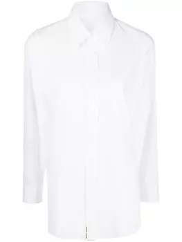 Yohji Yamamoto рубашка со съемными рукавами, белый