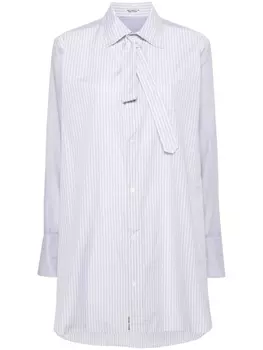 Yohji Yamamoto рубашка в полоску, серый