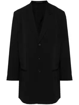 Yohji Yamamoto шерстяной пиджак, черный