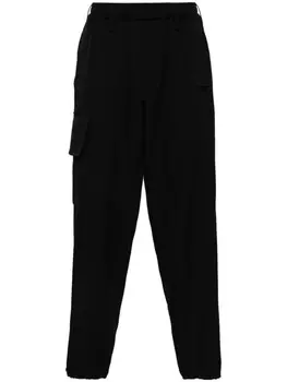 Yohji Yamamoto шерстяные брюки, черный
