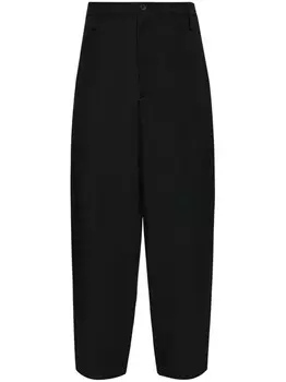 Yohji Yamamoto шерстяные брюки, черный