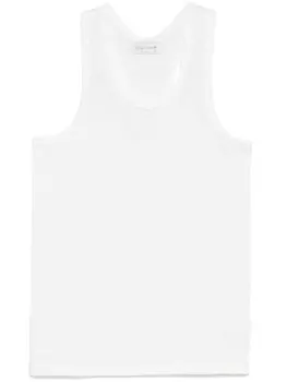 Yohji Yamamoto топ без рукавов, белый