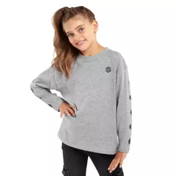 Yoho-G Siroko футболка из хлопка с длинными рукавами, серый