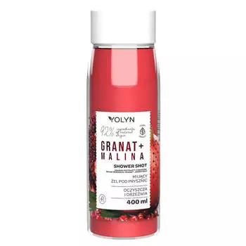 Yolyn Гель для душа Shower Shot Гранат + Малина 400мл