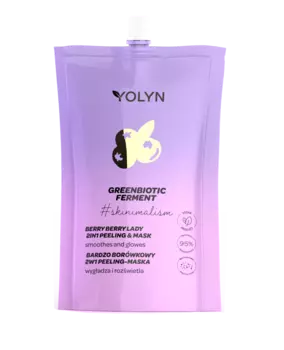 Yolyn пилинг-маска для лица очень черничная, 50 мл