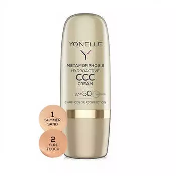 Yonelle Metamorphosis Hydroactive CCC Cream SPF50 01 Летний песок 30 мл