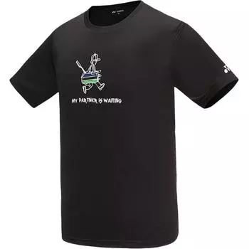 YONEX Бадминтонная майка унисекс, черная