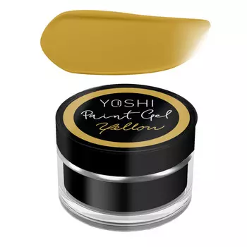 Yoshi, Гель-краска, УФ LED, желтая, 5 мл