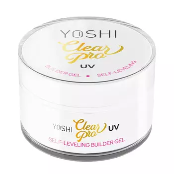 Yoshi, Самовыравнивающийся гель, прозрачный PRO UV LED, 15 мл