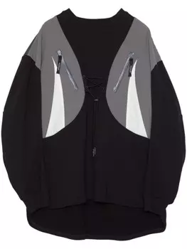 Yoshiokubo толстовка Trail с круглым вырезом, черный