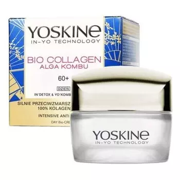 Yoskine Bio Collagen Kombu Algae 60+ Сильное био средство против морщин, New