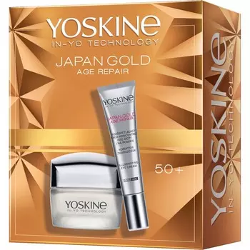Yoskine, Japan Gold, Набор косметики для лица, 2 шт