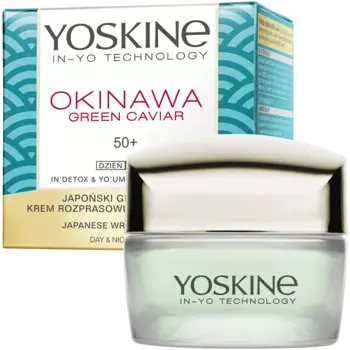 Yoskine Okinawa Green Caviar лифтинг-крем для лица день и ночь 50+, 50 мл