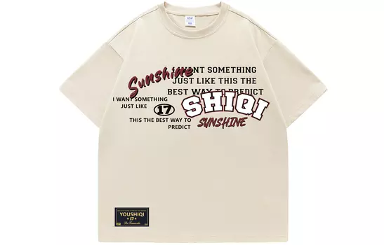 You Shiqi YOUSHIQI Футболка унисекс, Черный