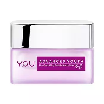 You Y.O.U Advanced th Разглаживающий ночной крем с пептидами 30г, White