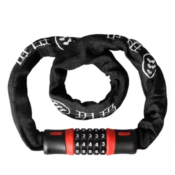 Yuema 7737-1 велосипедный замок с паролем, расширенный тканевый чехол, цепной замок, противоугонный замок, стеклянный дверной замок