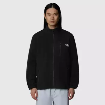 Yumiori The North Face Мужская флисовая куртка на молнии, чёрный