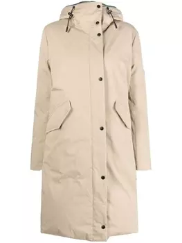 Yves Salomon двусторонний пуховик Iconic, нейтральный цвет