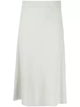 Yves Salomon расклешенная юбка, зеленый