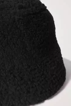 YVES SALOMON шляпа-ведро Bob из овчины, черный