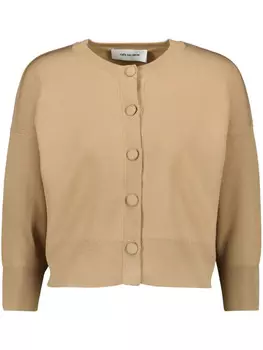 Yves Salomon укороченный кардиган, нейтральный цвет