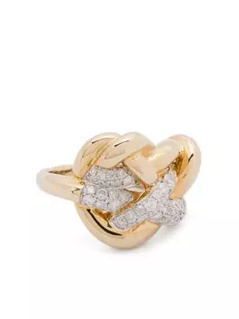 Yvonne Lon кольцо из желтого золота с бриллиантами, желтый