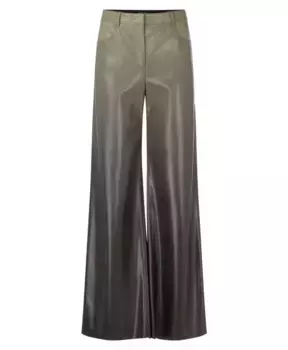 Забавные кожаные брюки Warri Marc Cain, зеленый