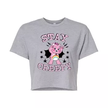 Заботливые мишки для юниоров открывают футболку с рисунком Magic Stay Creepy Licensed Character, серый