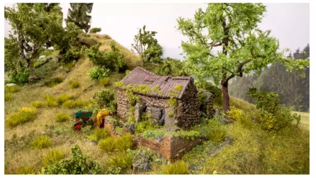 Забытое место руины здания Noch