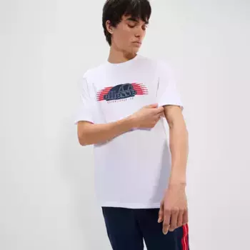 Zachary Tee Ellesse Мужская футболка, белый