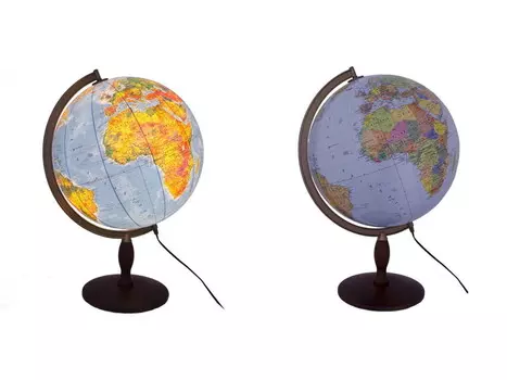 Zachem, Политико-физический глобус, с подсветкой, 42 см