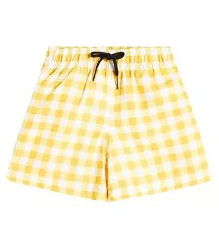 Задар клетчатые плавки Suncracy, желтый