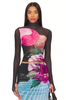 Зади топ Afrm, цвет surreal shells