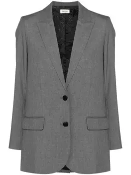 Zadig&Voltaire блейзер со стразами, серый