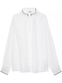 Zadig&Voltaire блузка Tigy, белый