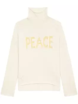 Zadig&Voltaire джемпер Alma Peace, нейтральный цвет