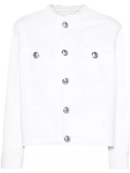 Zadig&Voltaire джинсовая куртка Kaely с бахромой, белый