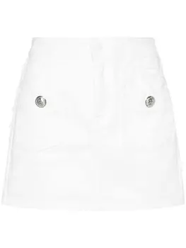 Zadig&Voltaire джинсовая юбка мини Joa, белый
