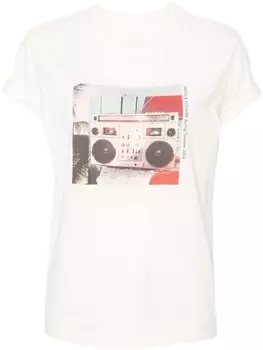 Zadig&Voltaire футболка Anya Co Photoprint, нейтральный цвет